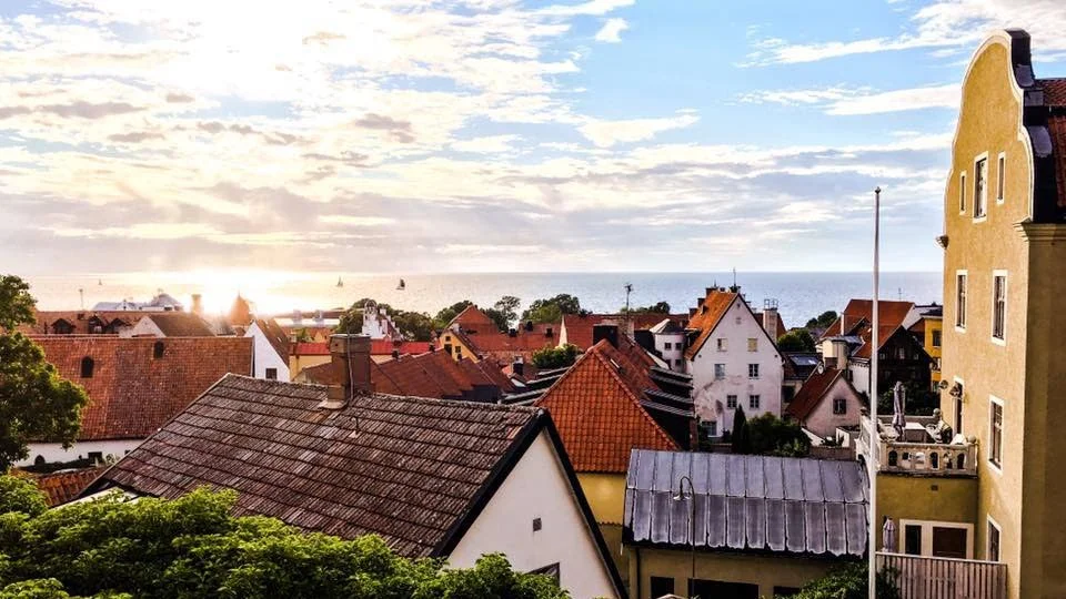 Visby innerstad.