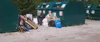 Sopkaos på Fårö: ”Byggts på hela veckan”