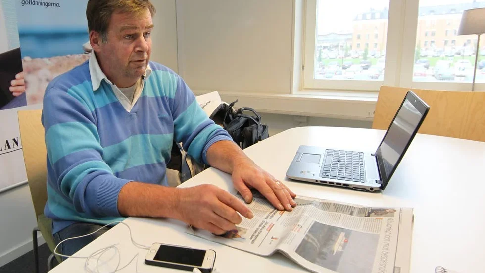 Peter Skoglund fackombudsman för SEKO Sjöfolk.