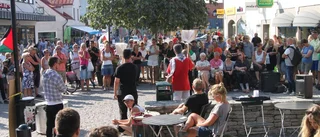 Gaza-manifestation i Visby