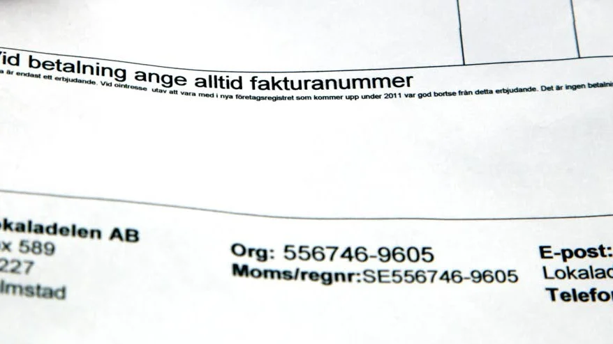 Vanligt med bluffakturor till gotländska företagare