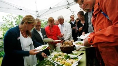 Sommarfest på residenset.
