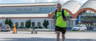 73-åringen har sprungit 350 mil genom alla Sveriges landskap: "Det är inte så farligt"