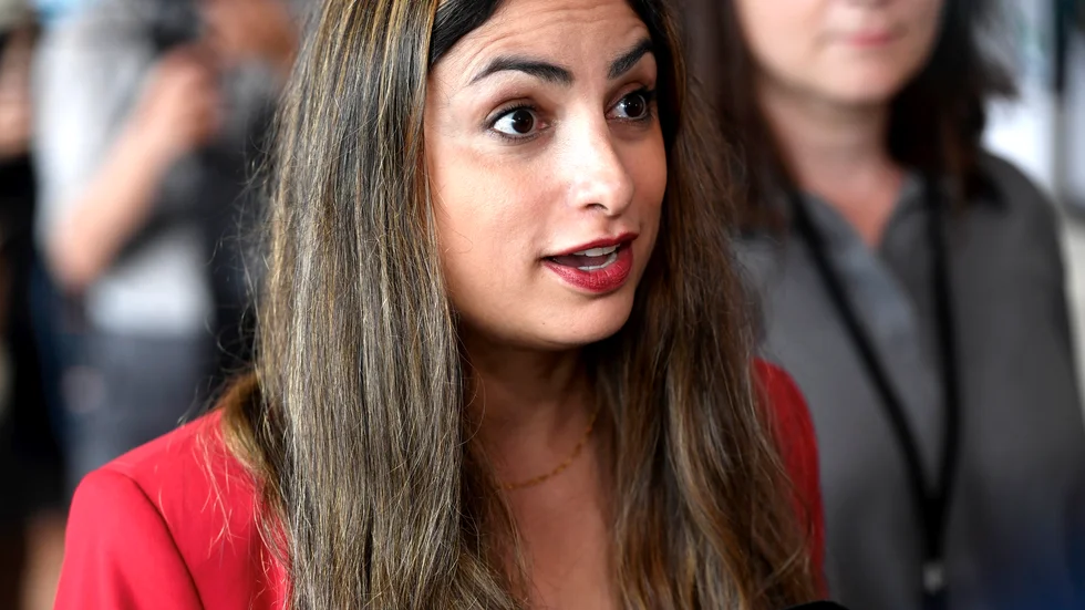 Vänsterpartiets partiledare Nooshi Dadgostar