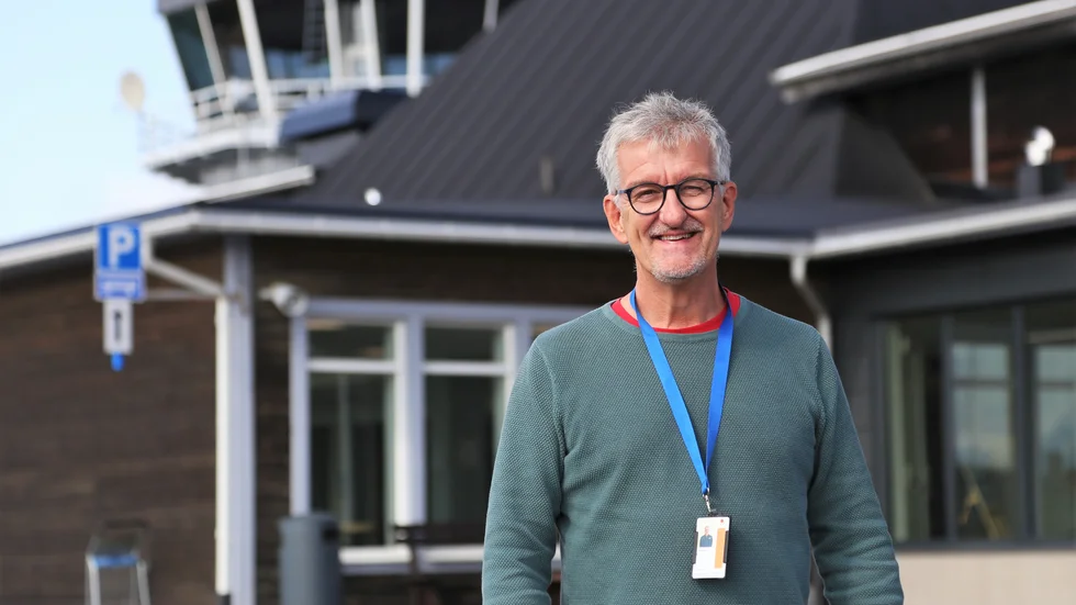 Jan Lundberg, kvalitetschef,var glad att träffa eleverna för första gången. 