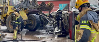 Tank exploderade – vittnet såg början: "Hade blivit katastrof"