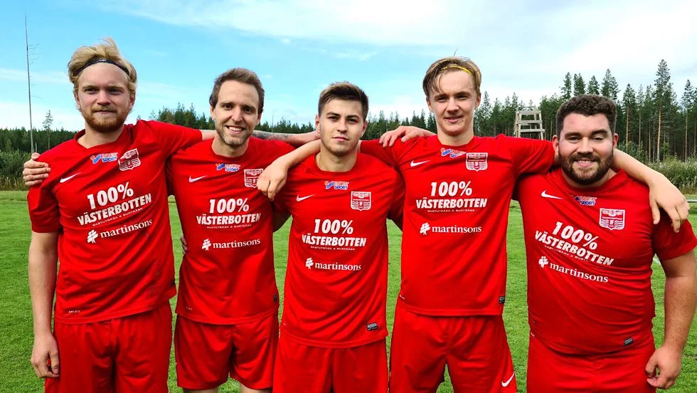 Robin Andersson, Patrik Johansson, Rasmus Sundberg, Morgan Burman och Niklas Olofsson gjorde Renbergsvattnets mål.