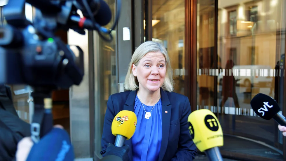Socialdemokraternas partiledare Magdalena Andersson (S) kan tvingas begära mer tid av talmannen. Arkivbild.