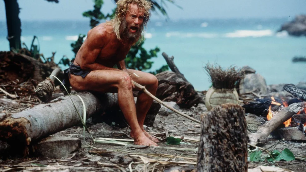 Tom Hanks spelade mot volleybollen Wilson i "Cast Away". Arkivbild.