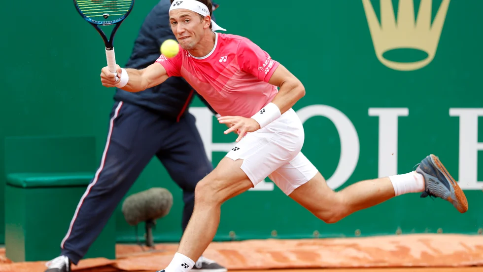 Till semifinal – men inte längre. Casper Ruud föll mot Andrej Rubljov i Monte Carlo.