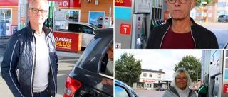TV: Vimmerbyborna reagerar på höga bränslepriser • "Ska de tvinga oss att köpa elbil allihop?" • "Det är billigare än i Grekland"