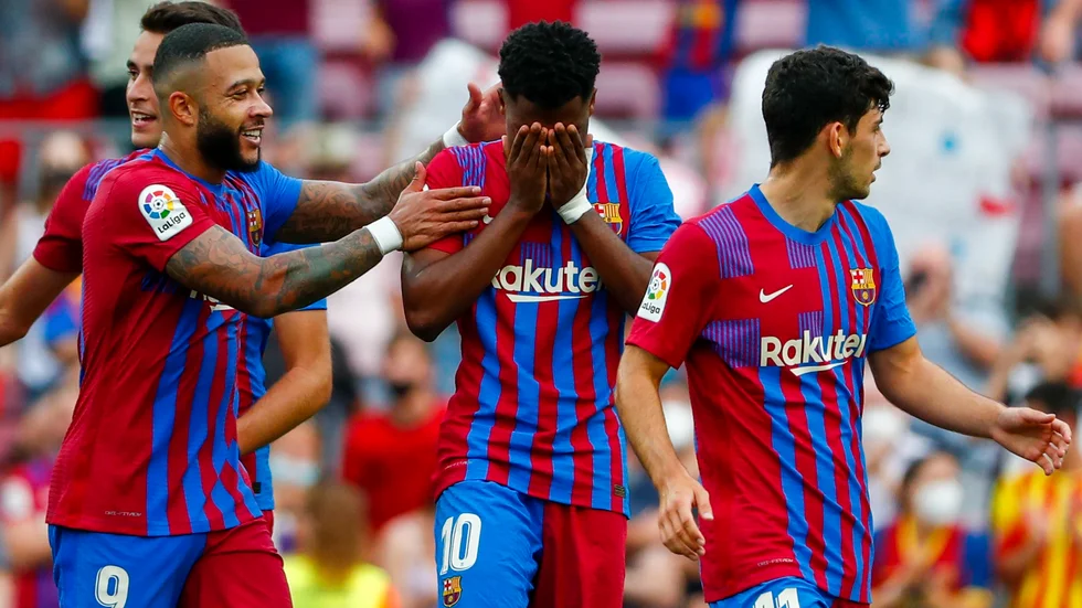 Storklubben Barcelona var konkursmässigt i våras, men hoppas den här säsongen kunna gå med vinst. Arkivbild.