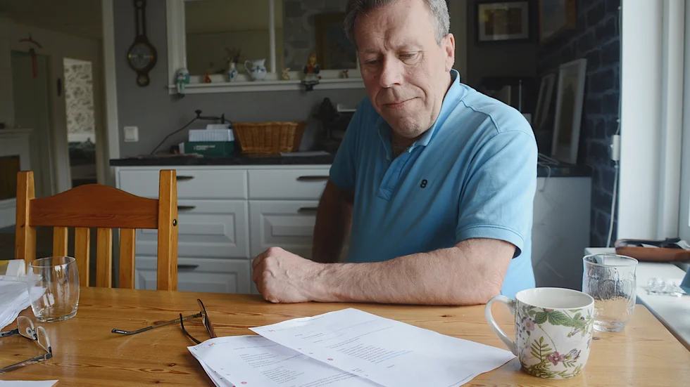 Henning Riise i Södra Vi blev lurad på en bil värd 340 000 kronor.