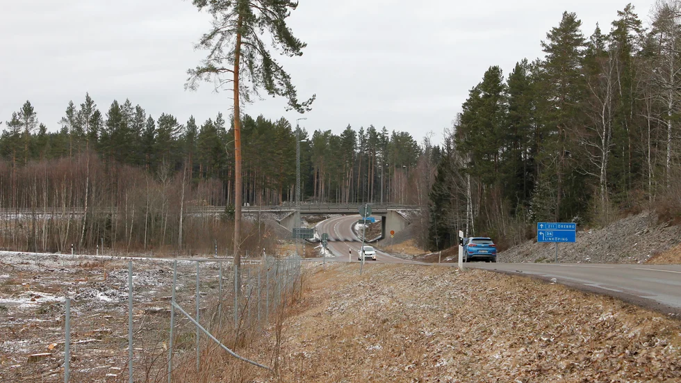 Erstorp industriområde i Borensberg har fått en ny väg.