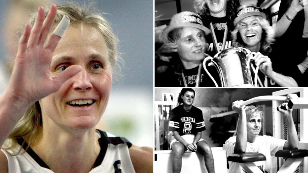 Marie Söderberg var med i guldlaget 2005 tillsammans spelare som Katja Lefwerth och Susanne Rosengren.