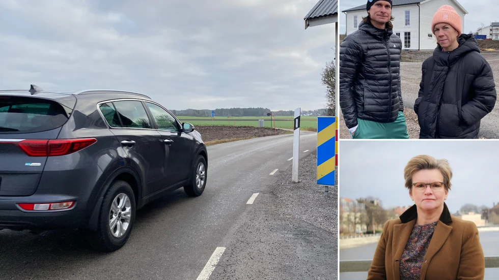 Jonas och Åsa Wilhelmsson bor i det växande området Lundby lantdröm. Även kommunalrådet Karin Jonsson (C) har varit i kontakt med Trafikverket om vägen.
