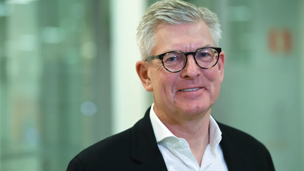 Ericssons vd Börje Ekholm har många skäl att le. Arkivbild.