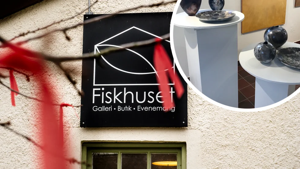 Ölandskonstnärerna Caroline Möller och Elisabet Hall ställer ut på Galleri Fiskhuset. 