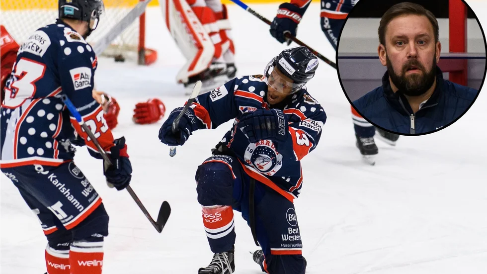 Thomas Engman tycker att Vimmerby Hockey är favoriter inför åttondelsfinalen.