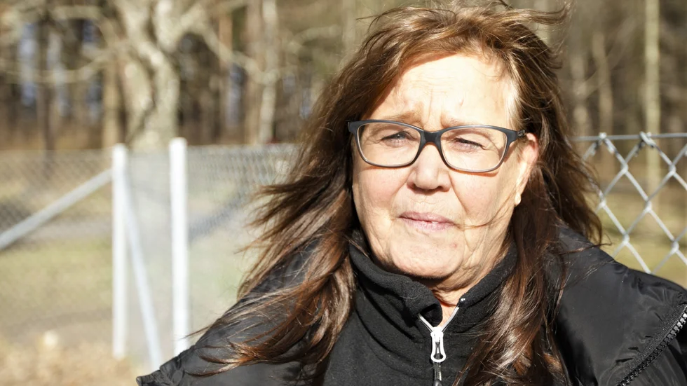 Els-Marie Egonsson, ordförande för föreningen Motala hundrastgårdar. 