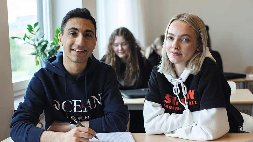 Hvilan Gymnasium är den mindre skolan med stor gemenskap där varje elev har en röst.