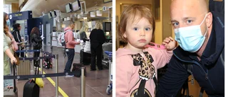 Charterturister på Arlanda: "Nervöst inför testsvaret"