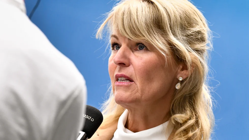Utrikeshandelsminister Anna Hallberg (S). Arkivbild.