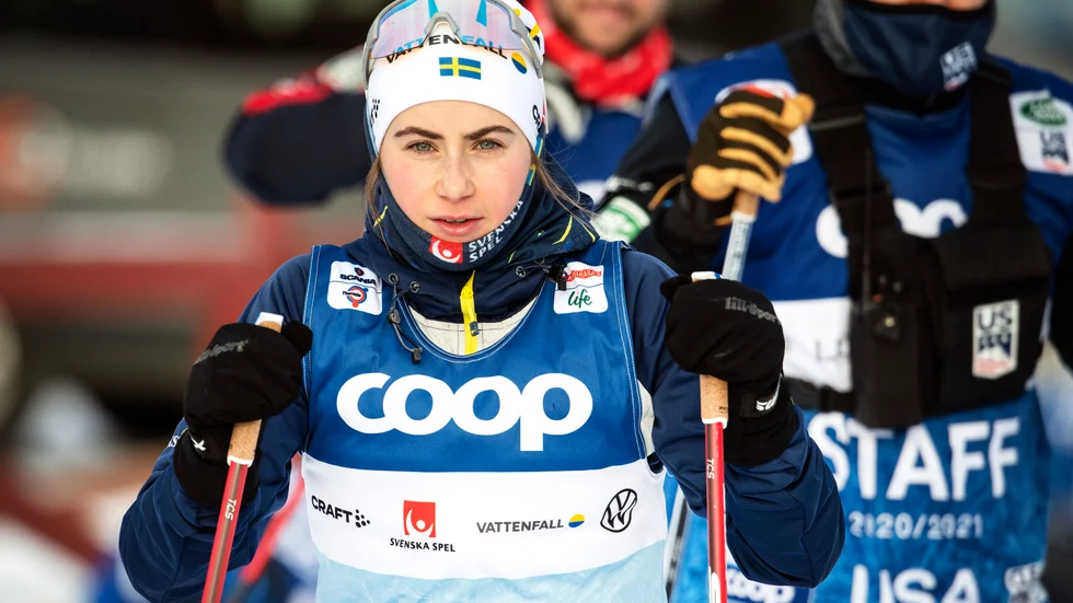 Ebba Andersson är missnöjd över att hennes vallare får sluta. Arkivbild.