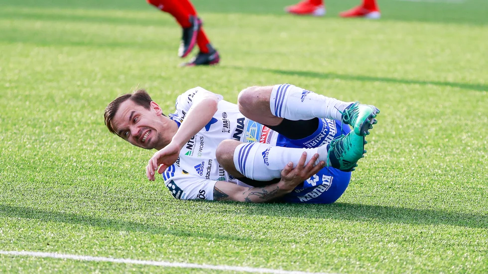 Nyckelspelaren Patrik Pettersen ser ut att missa onsdagens länsderby mot Piteå. 30-åringne har dragit på sig en knäskada. (Arkivbild)