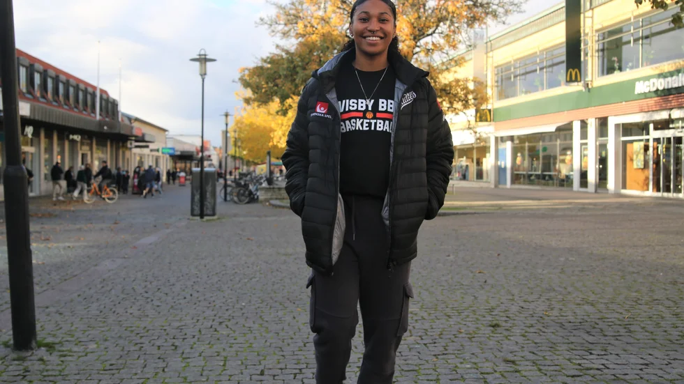 Davion Wingate trivs bra på Gotland, vilket märks på hennes fina säsongsinledning i Visby Ladies.