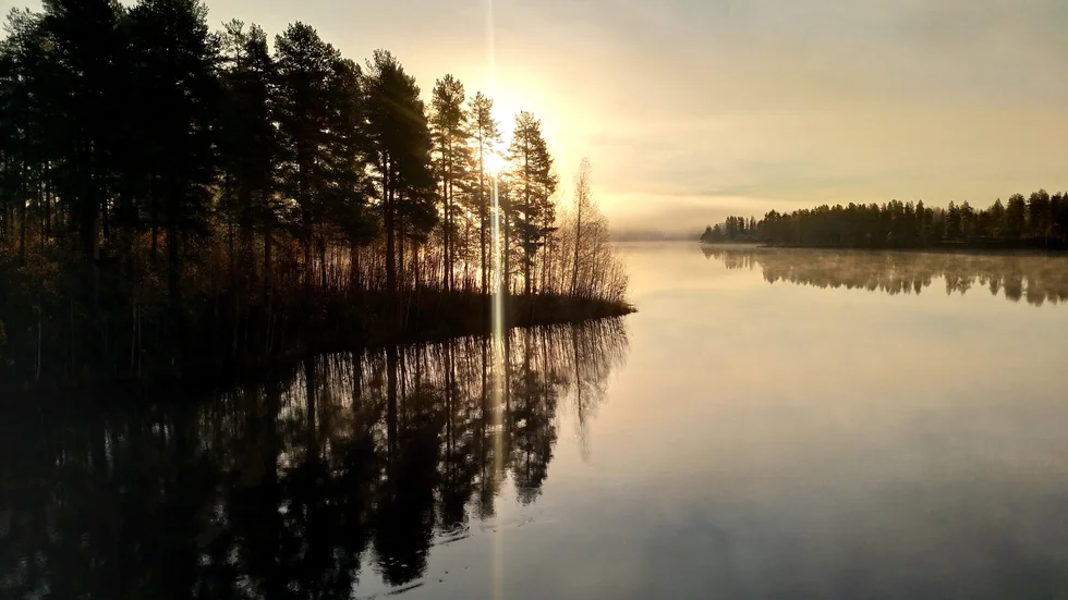 Den här stämningsfulla bilden av Lule älv har Andreas Lennerö, Boden, fotograferat den 9 oktober.