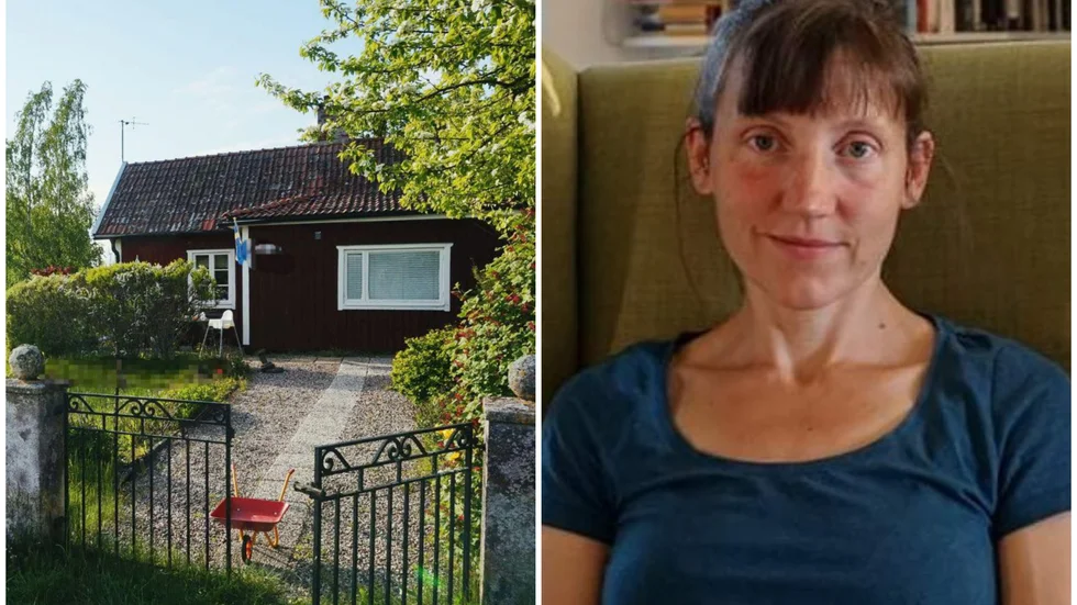 Linda Stillesjö med familj har köpt ett fritidshus i Sund utanför Motala. Hon berättar att familjen längtat efter att komma ut på landet.