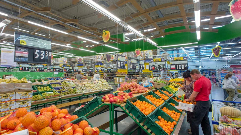 En matvarukedja har hamnat mitt i debatten om rättigheter för hbtq-personer i Ryssland. Arkivbild på en annan rysk matvarubutik.