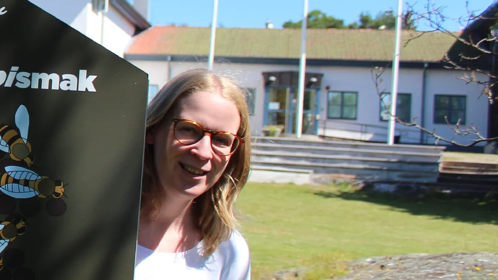 Maria Lönnegren Wikensten är museipedagog på Västerviks museum. Det är hon som håller i sommarlovsguidningarna.