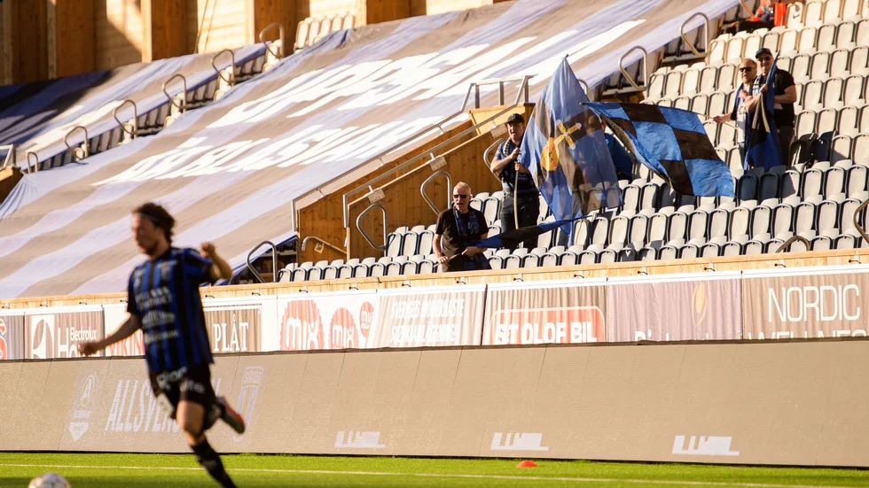 Sirius tvingas reducera det tilltänkta antalet supportrar som får se matchen mot Mjällby på söndag.