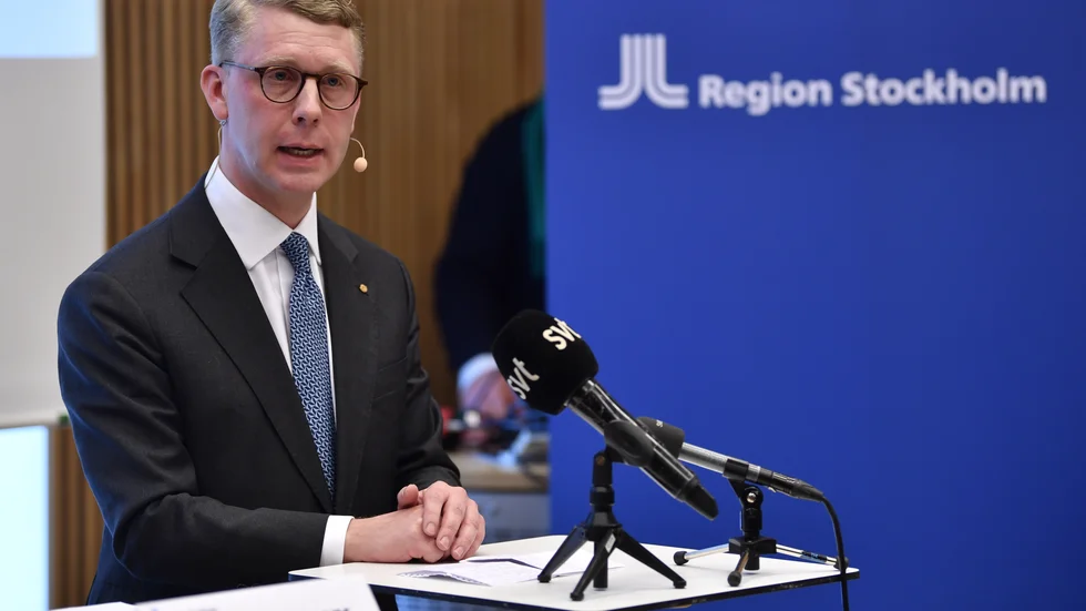 Trafikregionrådet Kristoffer Tamsons (M) vill att tunnelbaneprojektet prioriteras vid brist på cement. Arkivbild.