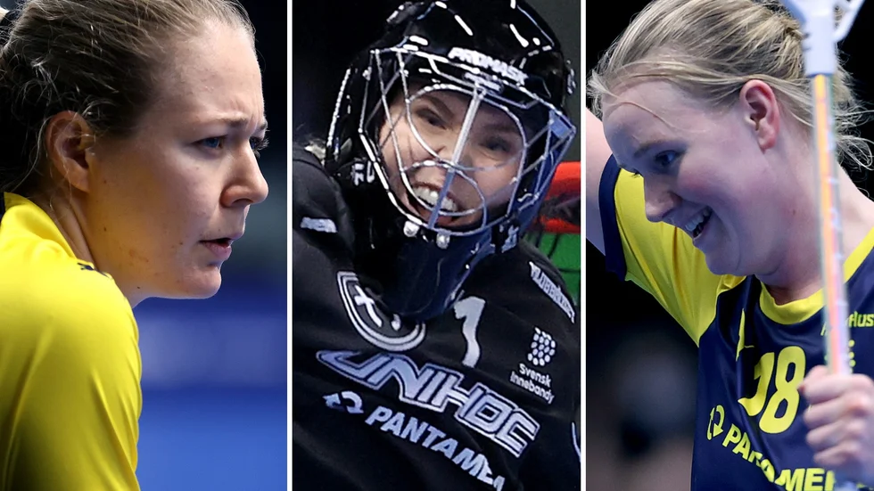 Amanda Delgado Johansson, Matilda Östlund Visén och Klara Molin är uttagna i den svenska VM-truppen till turneringen som spelas i Uppsala med start 27 november.