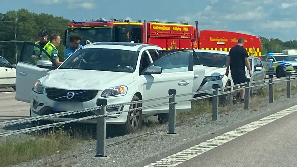 Olycka på E18
