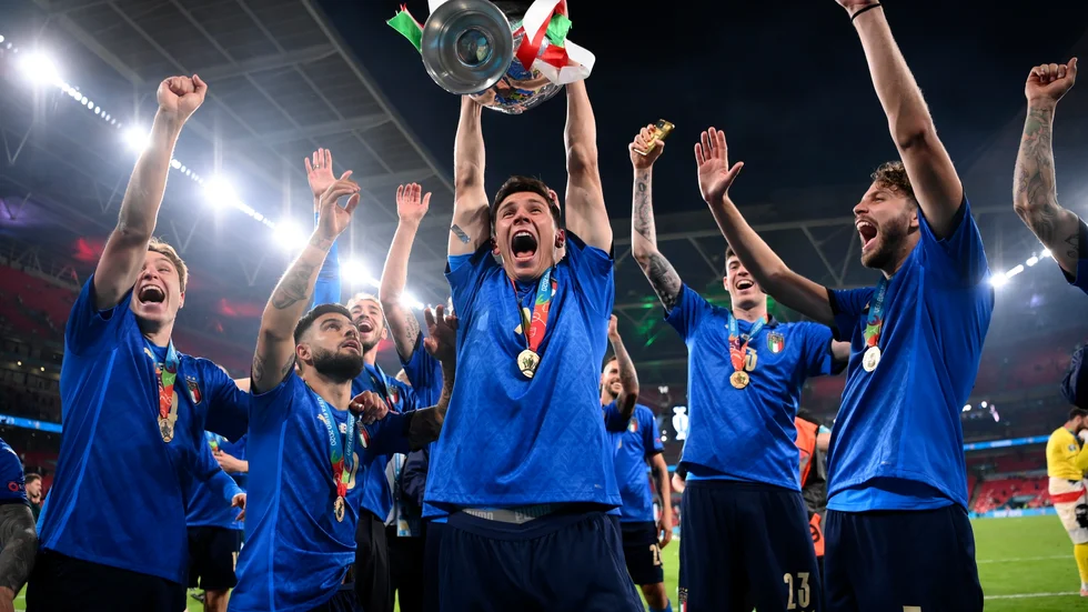 Europamästaren Italien möter Argentina i en match nästa år. Arkivbild.