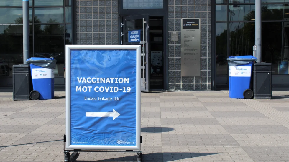 58 procent av östgötar över 18 år har fått två doser vaccin.