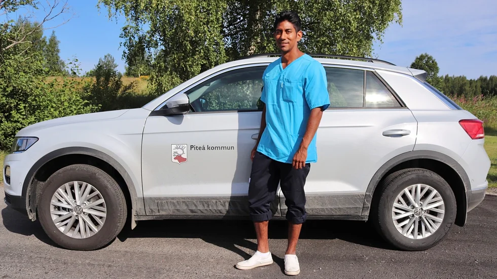Vicente Paavola utbildade sig till undersköterska som 19-åring och har jobbat inom äldreomsorgen i närmare 11 år. 