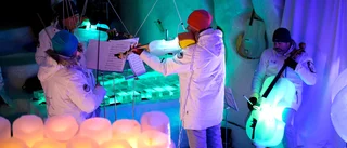 Ovanliga instrument vid ismusik-konserterna i Luleå