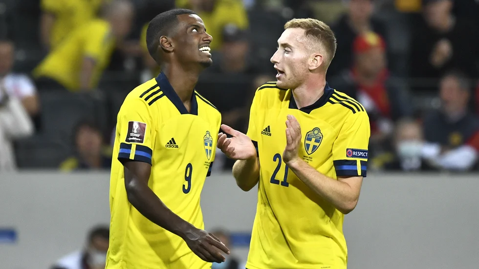 Alexander Isak och Dejan Kulusevski – två hjältar i VM-kvalsegern mot Spanien.