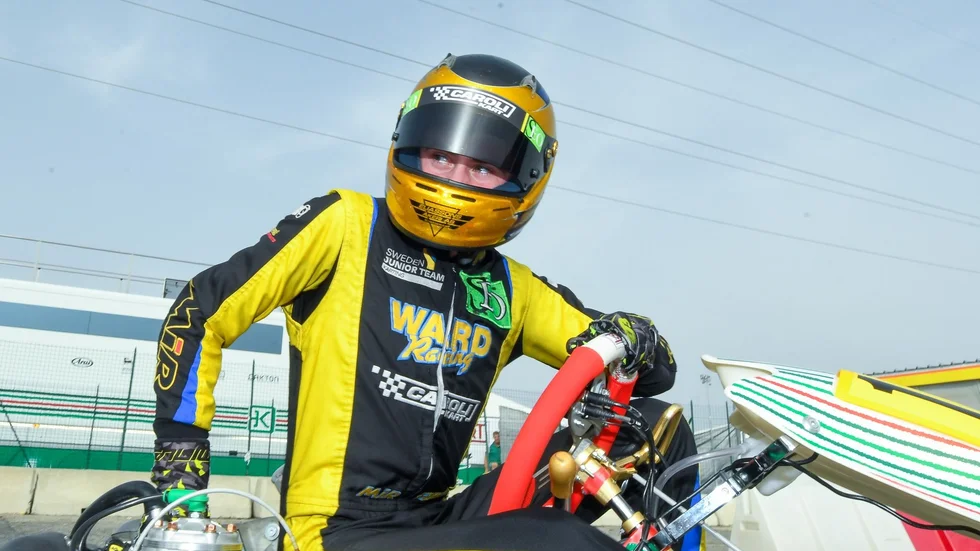 Norton Andreasson har under sommaren bytt klass från OK till KZ2.