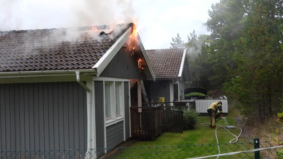 Värden för 12 miljoner gick upp i rök, men ingen människa skadades.
