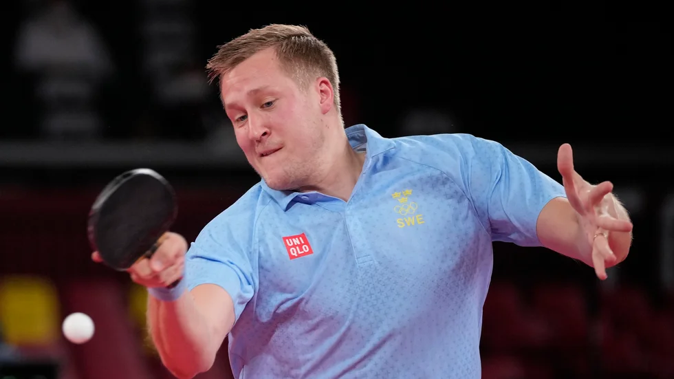 Mattias Falck slogs ut i semifinal. Arkivbild.