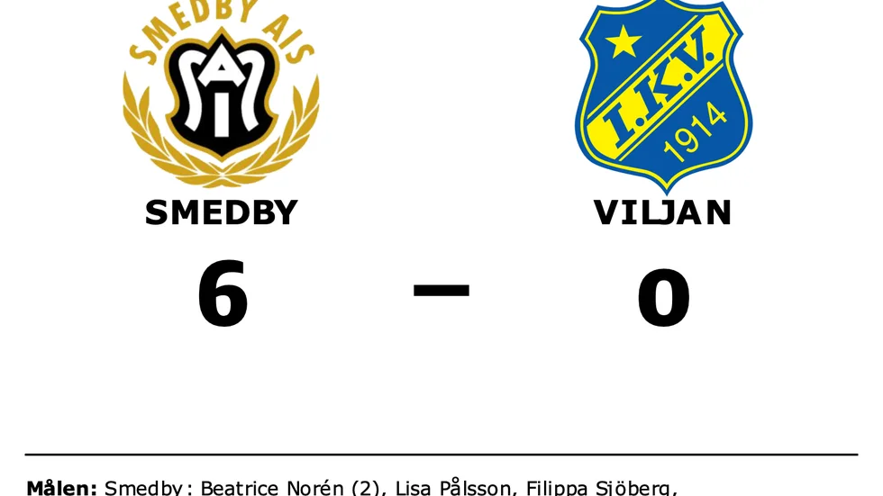Smedby vann mot Viljan