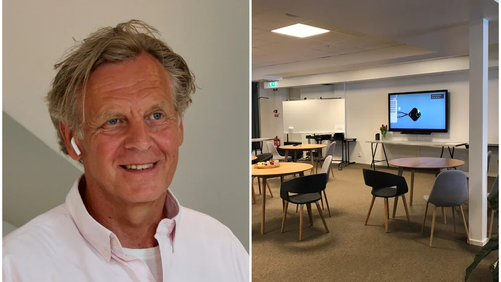 Leif Hejdenberg från föreningen Next Generation Leadership Sweden håller under hösten flera introduktionsträffar på coworkingkontoret Betongfabriken i Venngarn, utanför Sigtuna.