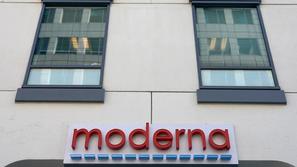 Modernas huvudkontor i Cambridge, USA. Arkivbild.