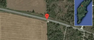 Trafikolycka med lastbil på väg 147